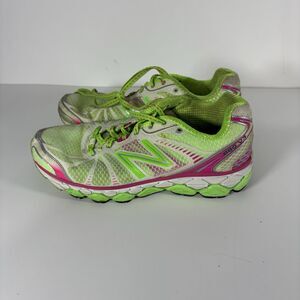 New Balance 880v3 Women’s Running Shoes Green Pink USA Athletic Lace Up Size 7